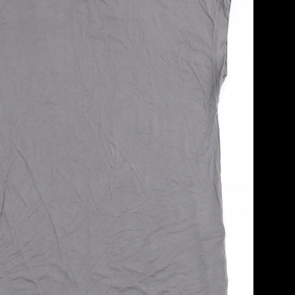NEXT Womens Grey  Modal T-Shirt Dress  Size 18  Round Neck