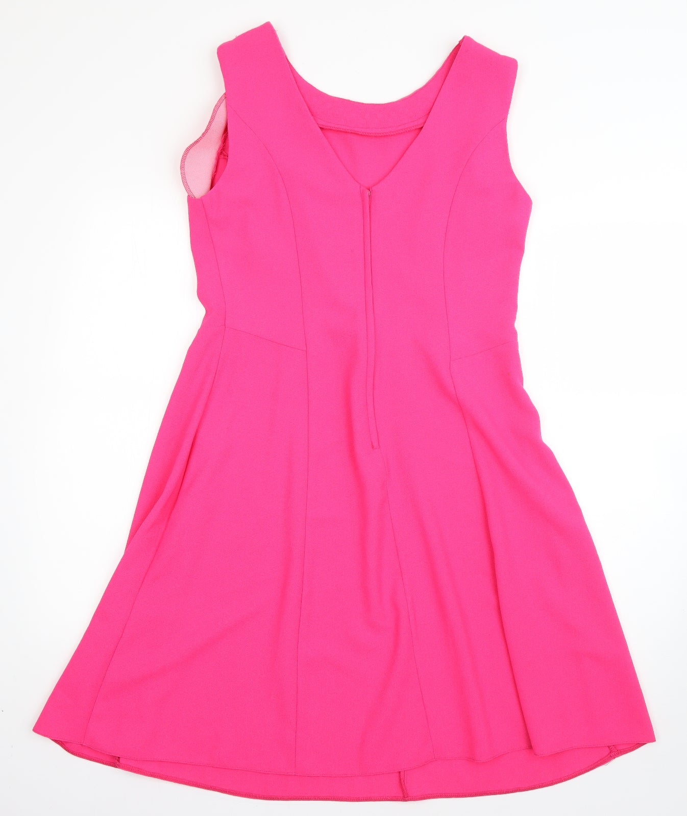 Dorothy Perkins Womens Pink  Polyester A-Line  Size 14  Round Neck