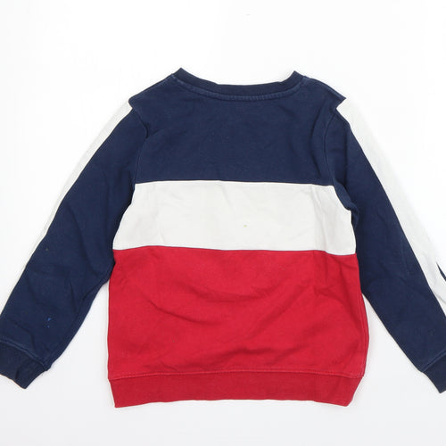 Primark Boys Blue  Cotton Pullover Sweatshirt Size 7-8 Years
