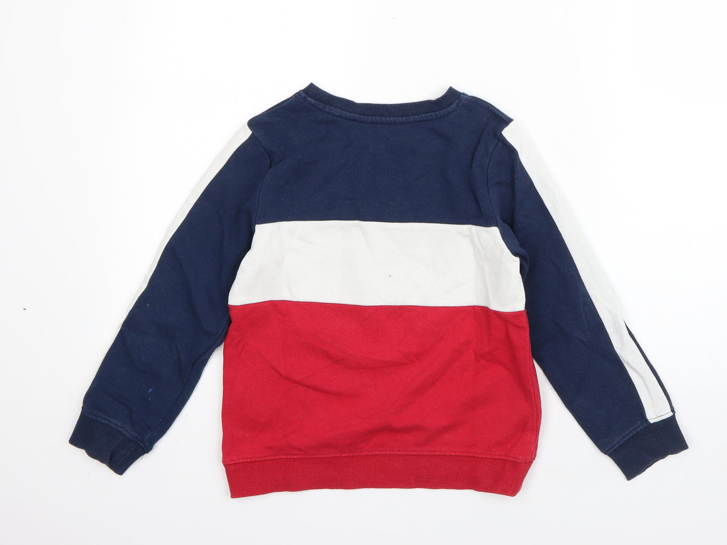 Primark Boys Blue  Cotton Pullover Sweatshirt Size 7-8 Years