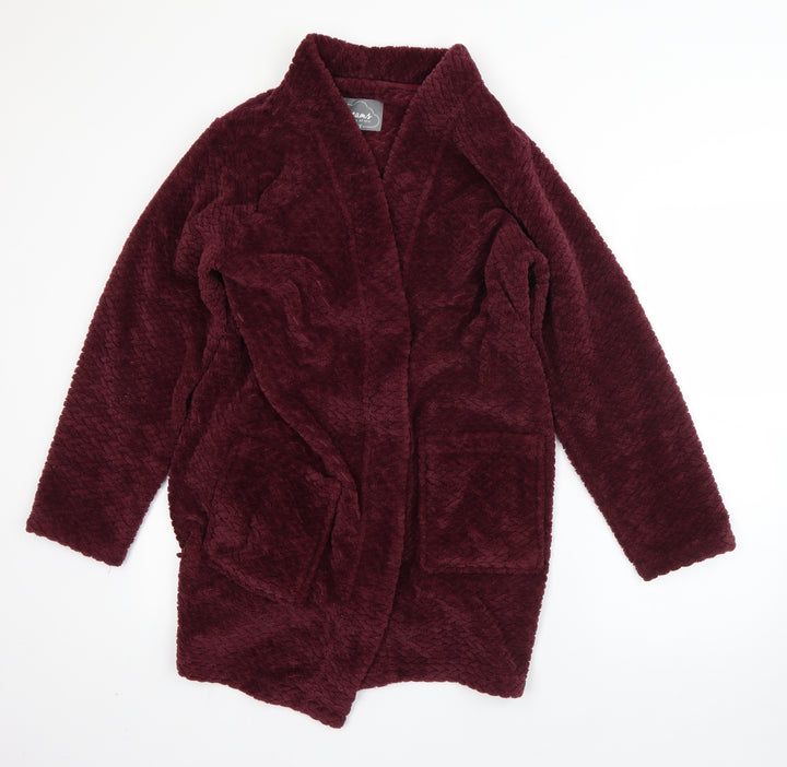 Nutmeg Girls Red  Polyester  Robe Size M