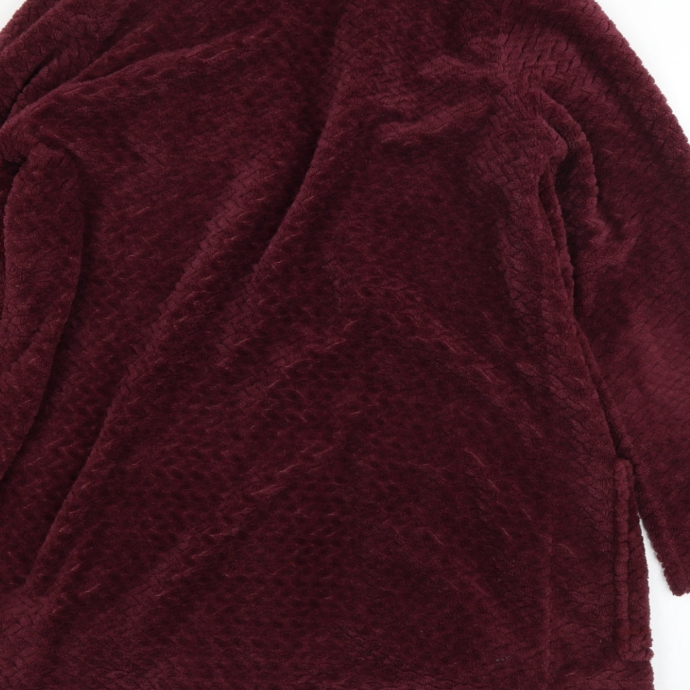 Nutmeg Girls Red  Polyester  Robe Size M