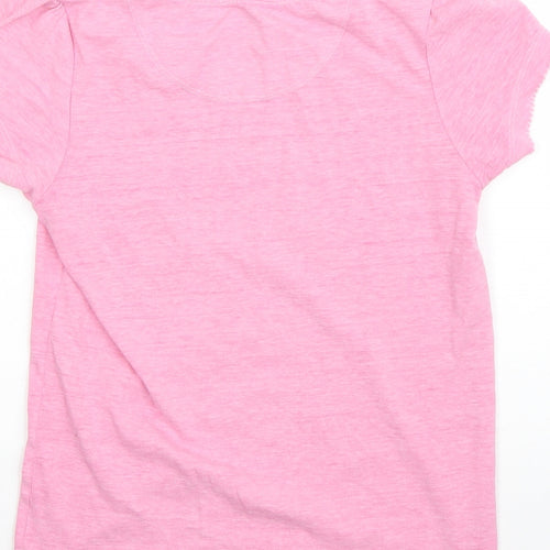 TU Girls Pink  Cotton  Pyjama Top Size 10-11 Years