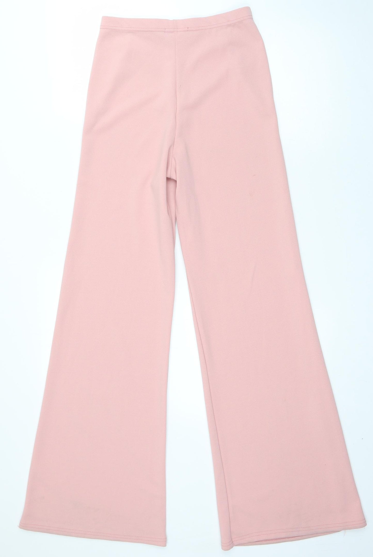 Pretty Little Thing Womens Pink  Polyester Dress Pants Trousers Size 4 L30 in Regular