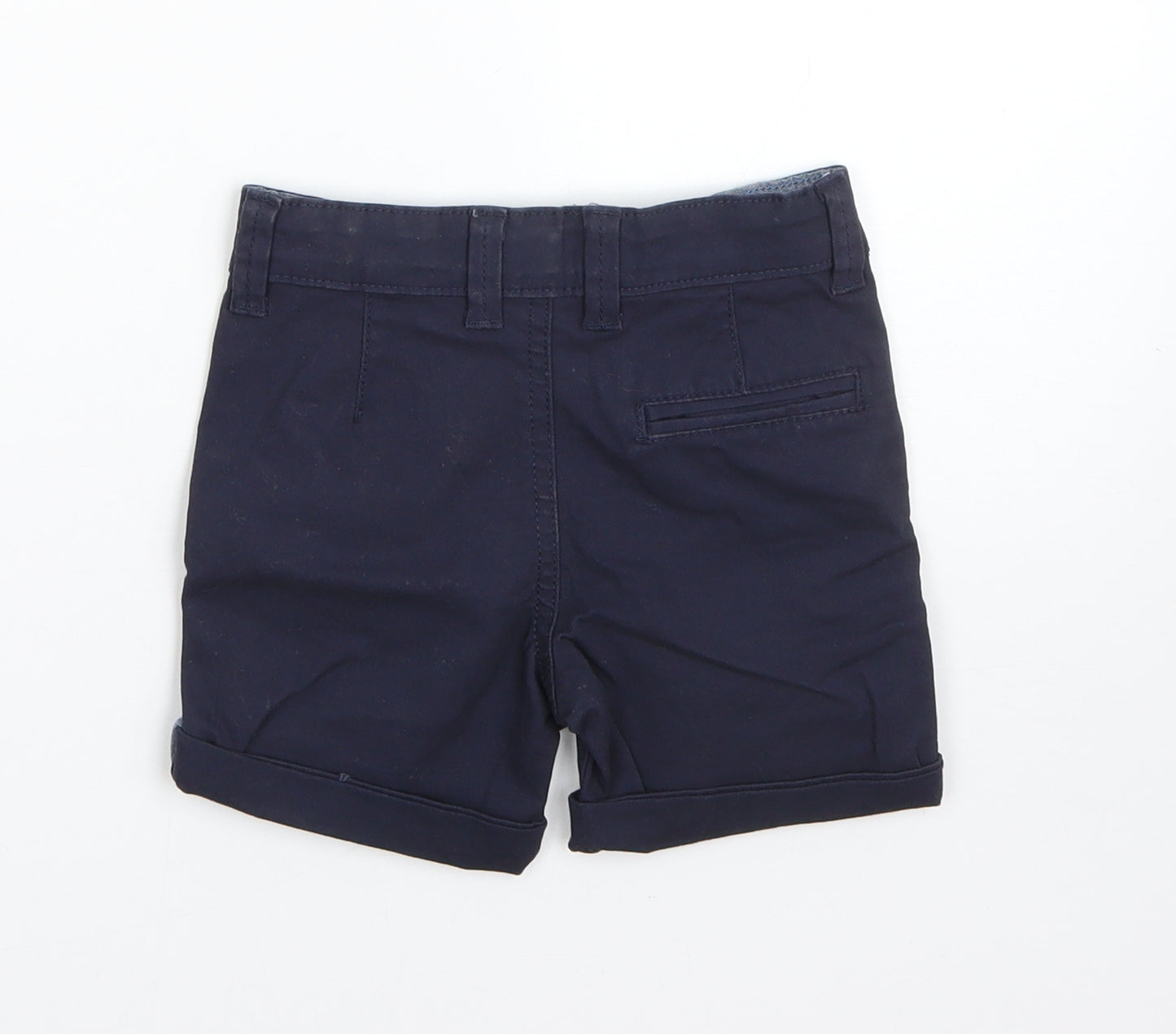 Denim Co Boys Blue  Cotton Cargo Trousers Size 18-24 Months