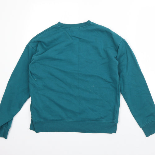 Primark Womens Green  Polyester Pullover Sweatshirt Size XS