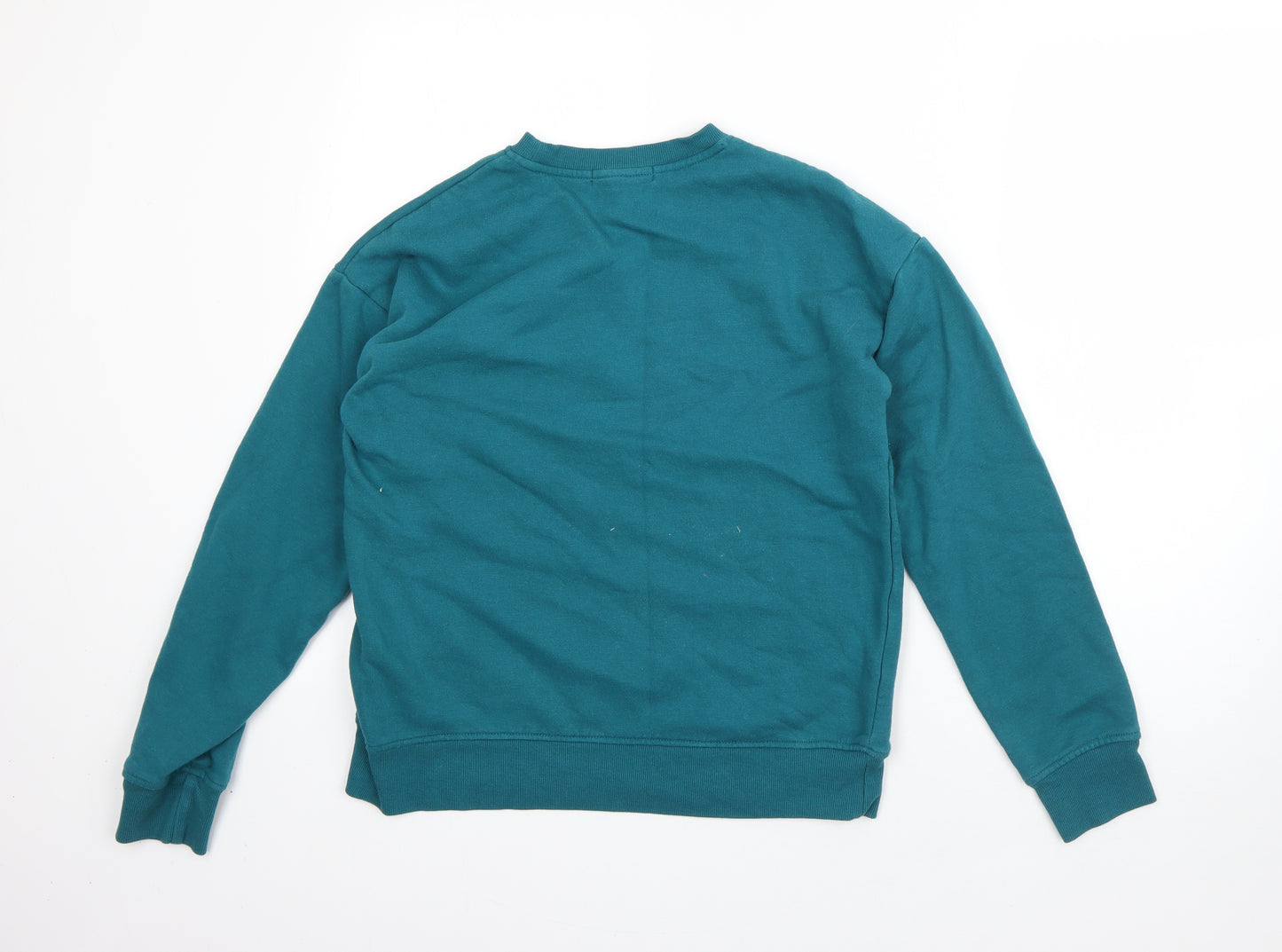 Primark Womens Green  Polyester Pullover Sweatshirt Size XS