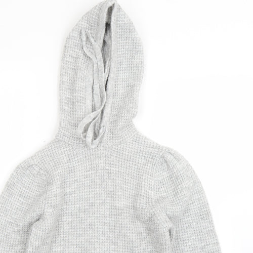 Primark Womens Grey  Polyester Pullover Hoodie Size S