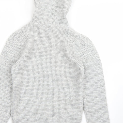 Primark Womens Grey  Polyester Pullover Hoodie Size S