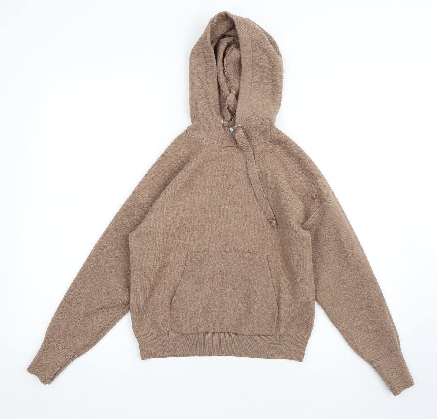 Primark Womens Brown  Polyester Pullover Hoodie Size S