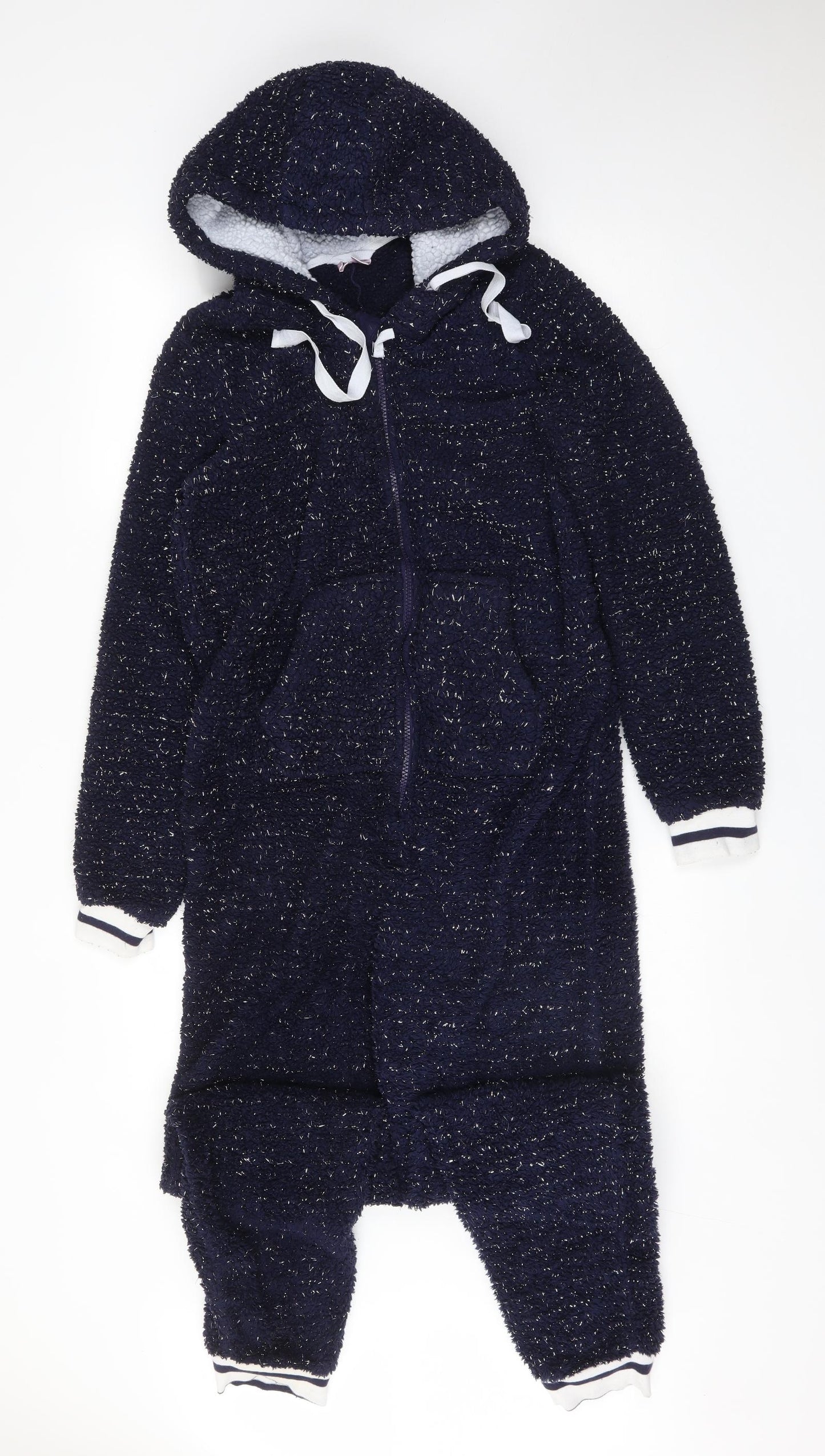 ESMARA Womens Blue Solid Polyester  One Piece Size S