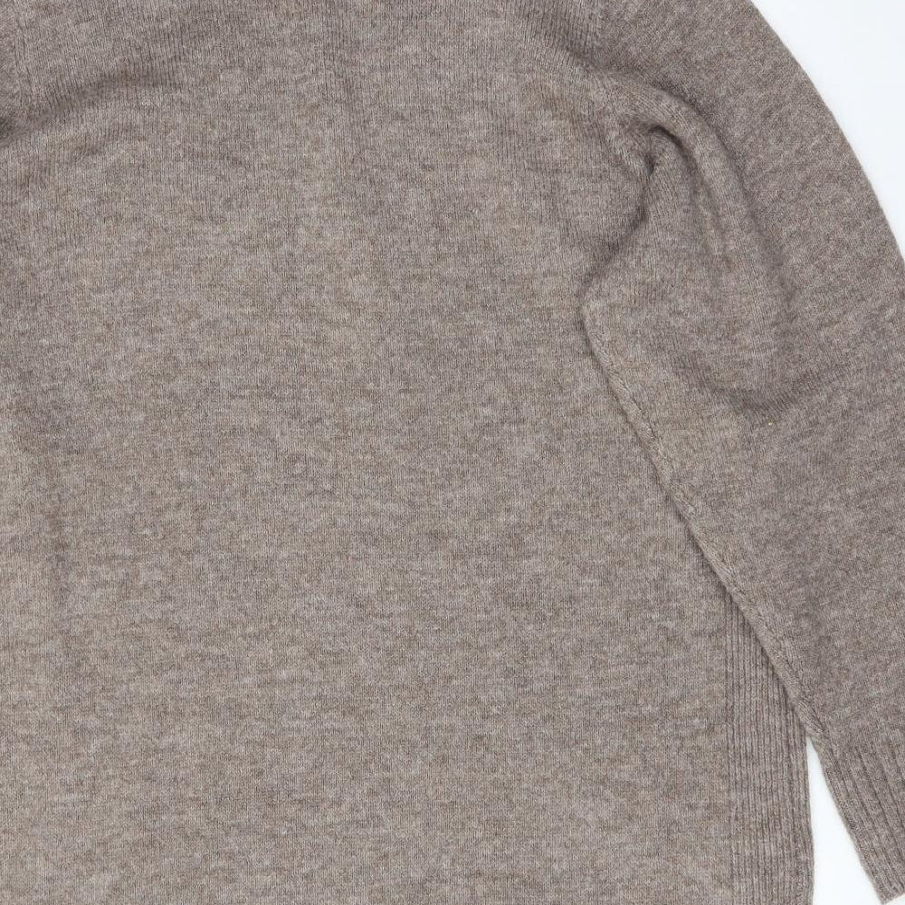 F&F Womens Brown  Polyester Jumper Dress  Size 22  Roll Neck