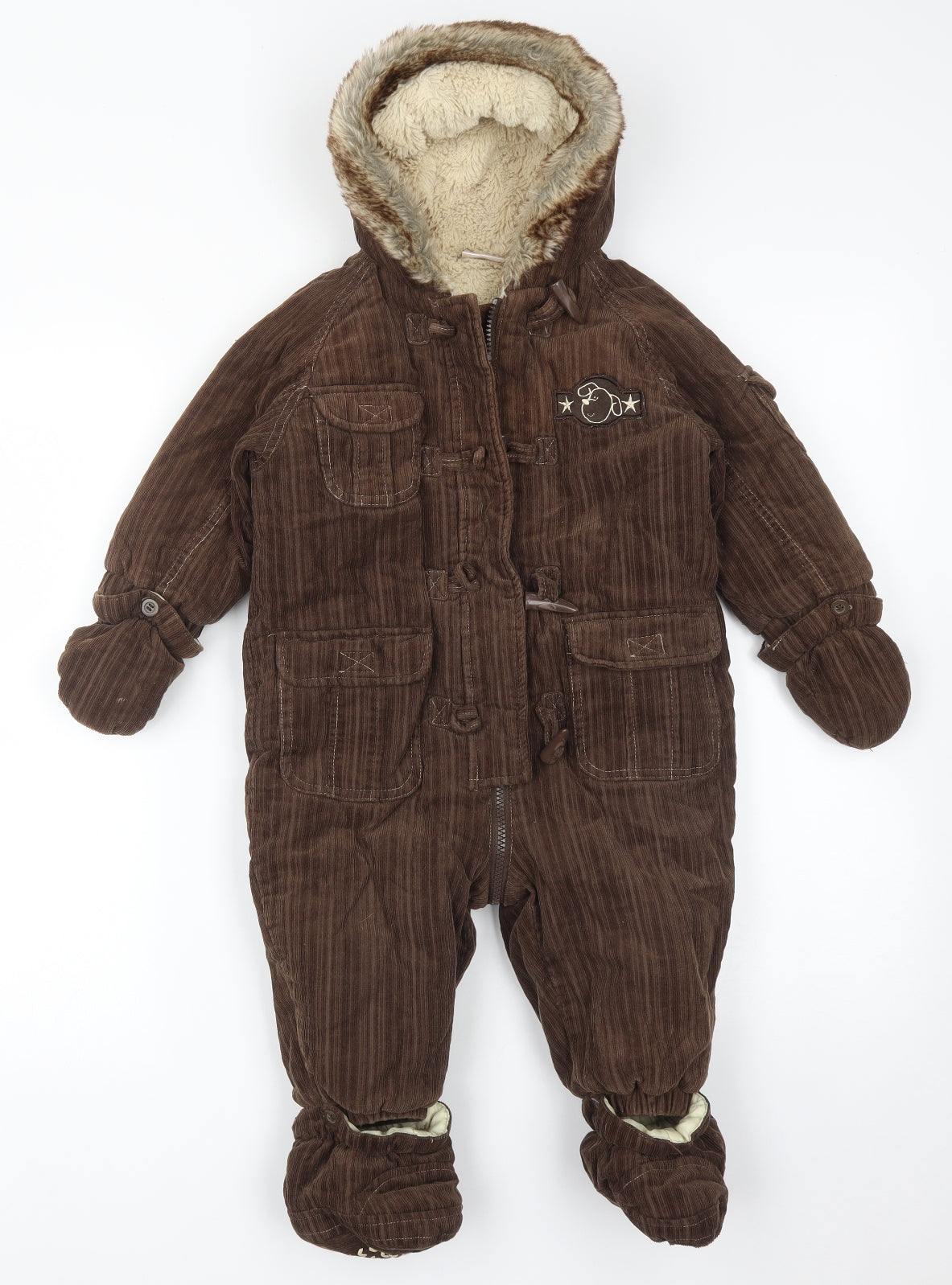 Ladybird Baby Brown   Overcoat Coat Size 12-18 Months