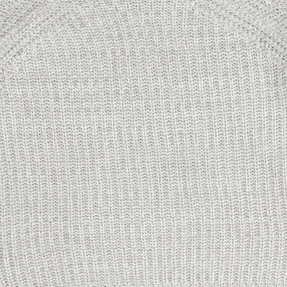 Atmosphere Womens Grey Round Neck  Acrylic Pullover Jumper Size 8