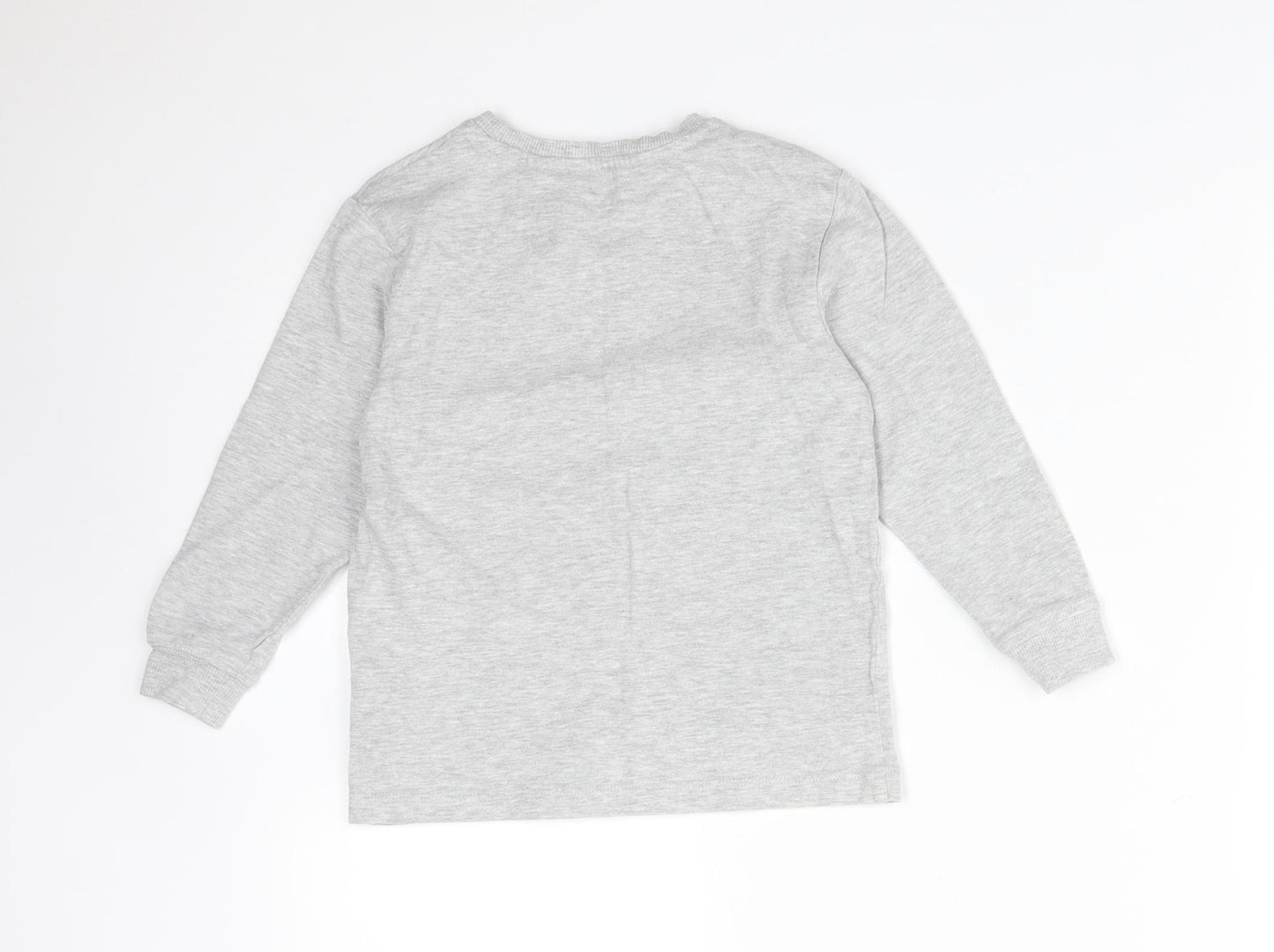 NEXT Boys Grey  Cotton Pullover Sweatshirt Size 5 Years