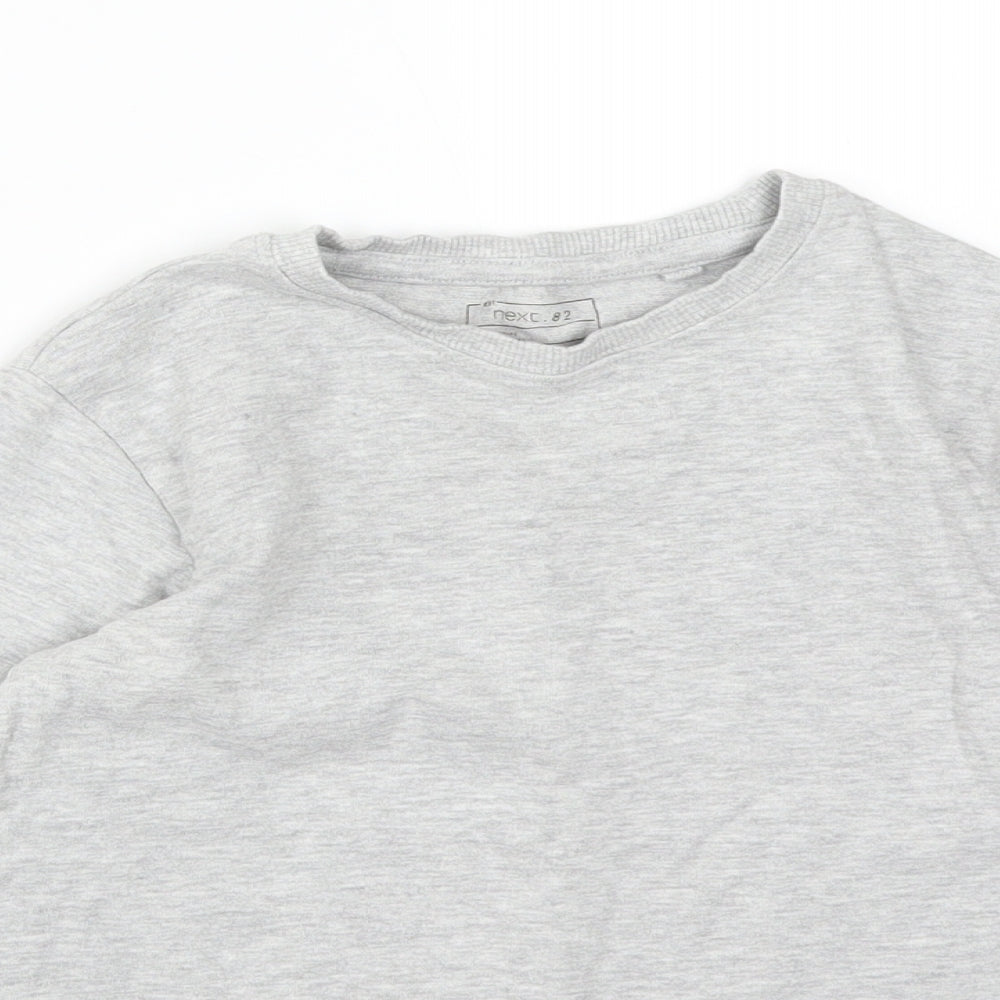 NEXT Boys Grey  Cotton Pullover Sweatshirt Size 5 Years