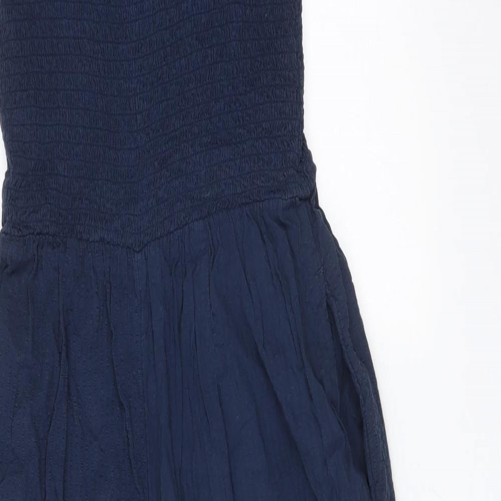 NEXT Womens Blue  Cotton Jumpsuit One-Piece Size 10