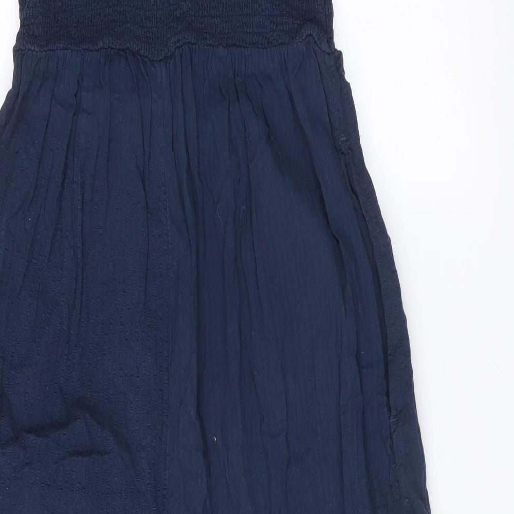 NEXT Womens Blue  Cotton Jumpsuit One-Piece Size 10