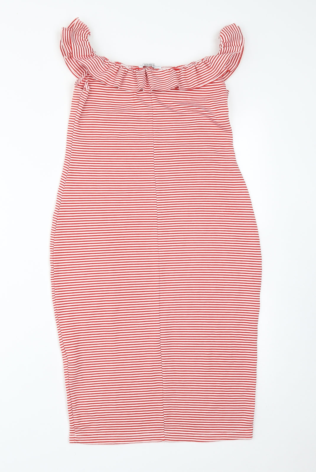 Zara Womens Multicoloured Striped Polyester Bodycon  Size M  Off the Shoulder