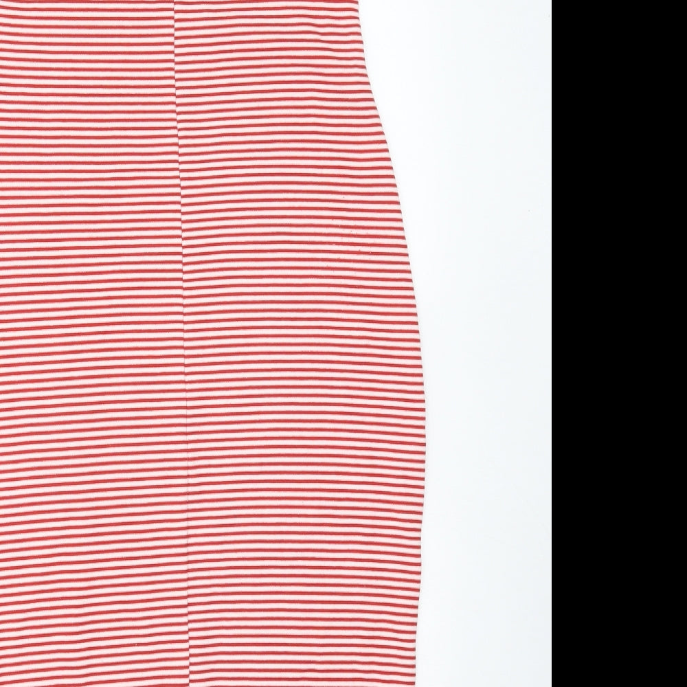 Zara Womens Multicoloured Striped Polyester Bodycon  Size M  Off the Shoulder