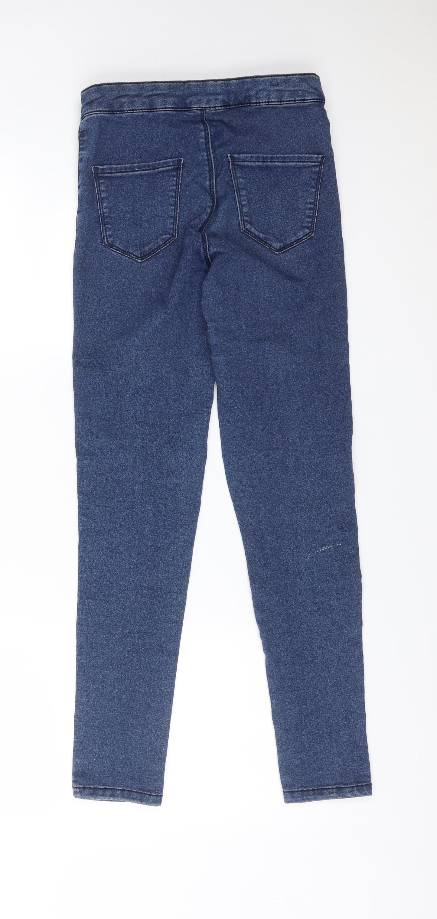Miss Selfridge Womens Blue  Cotton Jegging Jeans Size 6 L27 in Regular