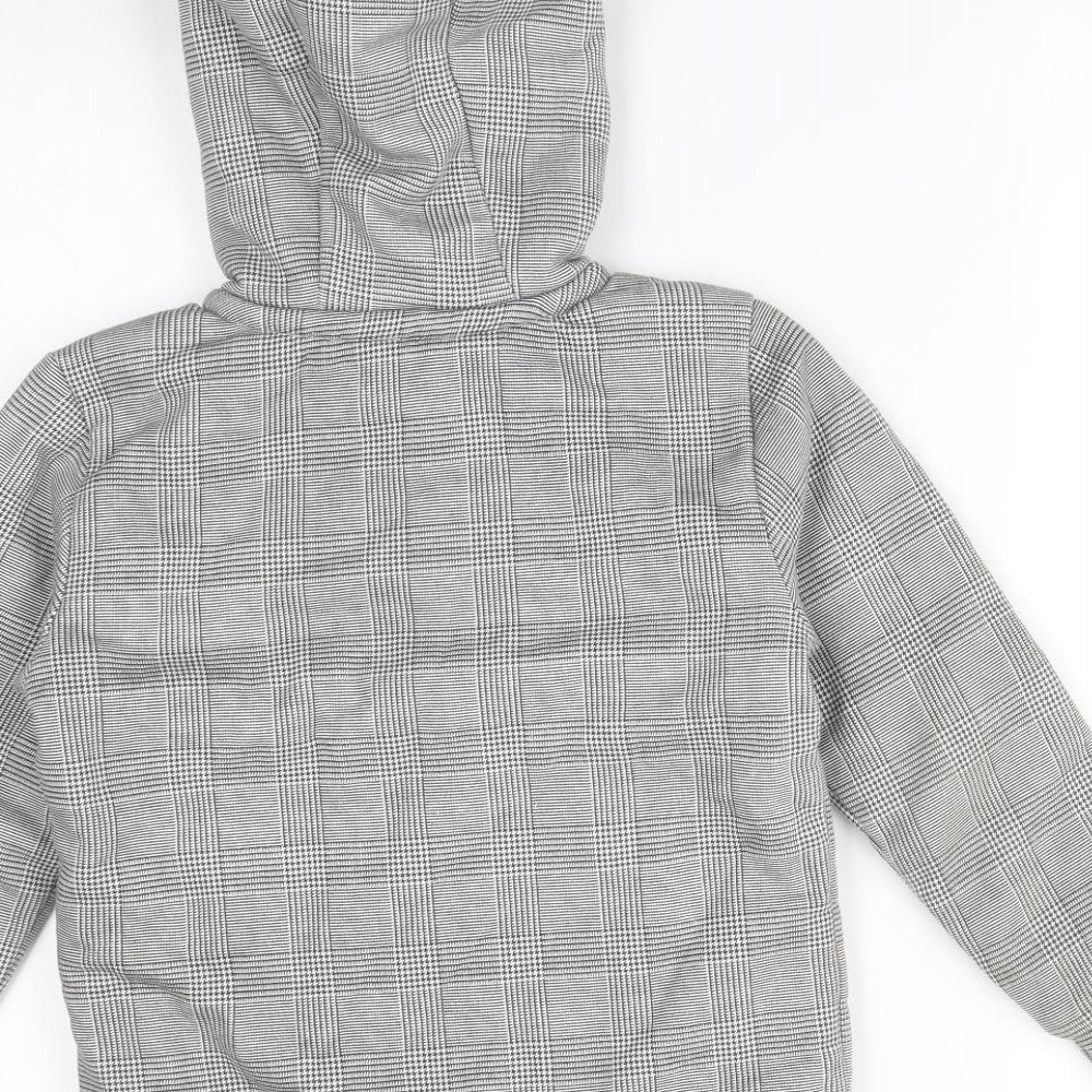 George Boys Multicoloured Houndstooth Cotton Pullover Hoodie Size 6-7 Years