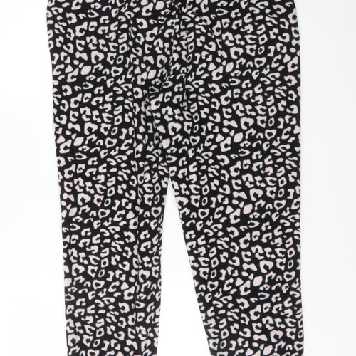 PEP&CO Womens Multicoloured Animal Print Polyester  Pyjama Pants Size 14