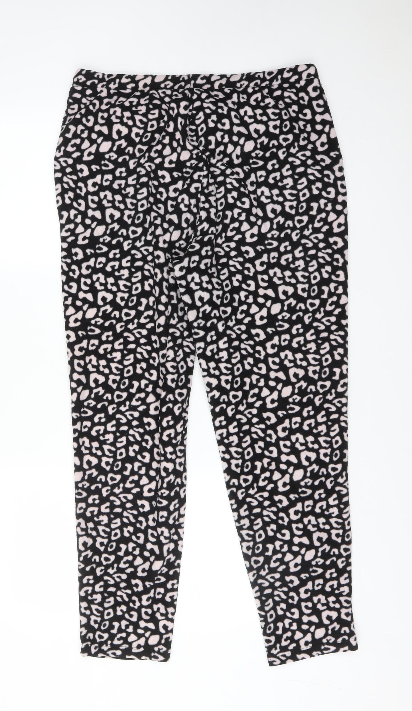 PEP&CO Womens Multicoloured Animal Print Polyester  Pyjama Pants Size 14
