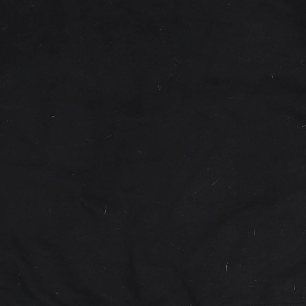 Boohoo Womens Black  Cotton Pullover Sweatshirt Size S   - FITNESS HEALTH CLUB