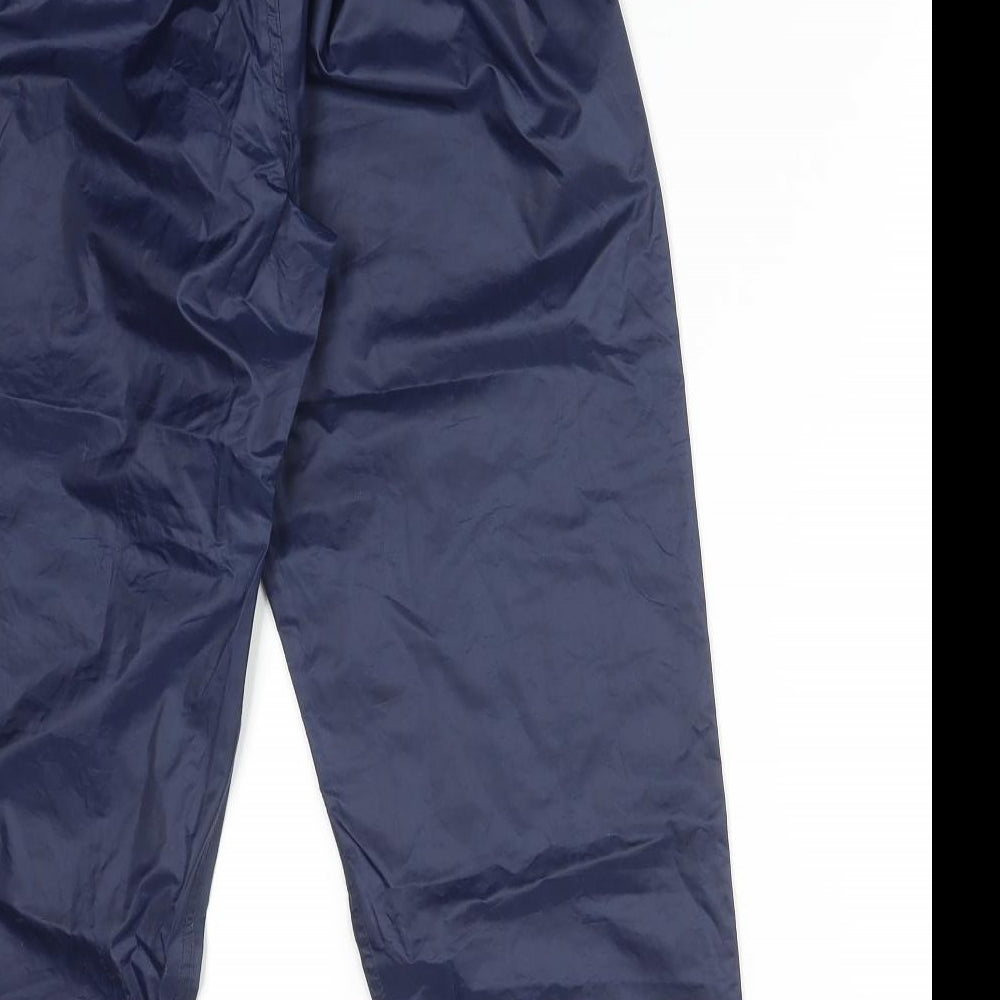 WETPLAY Boys Blue  Polyester Rain Trousers Trousers Size 7-8 Years  Regular
