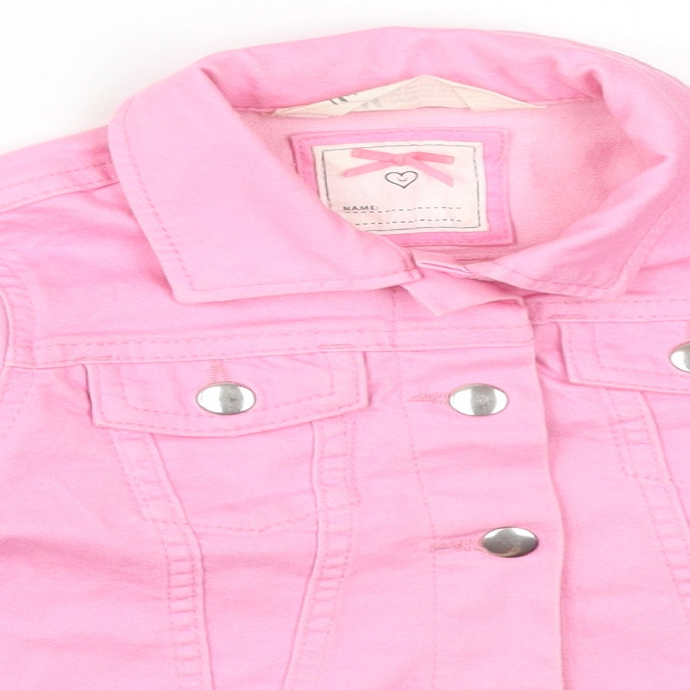 H&M Girls Pink   Jacket  Size 4 Years
