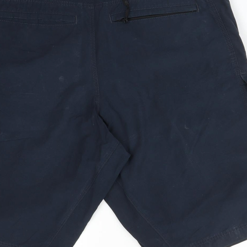 M&S Mens Blue   Cargo Shorts Size 36 L11 in Regular