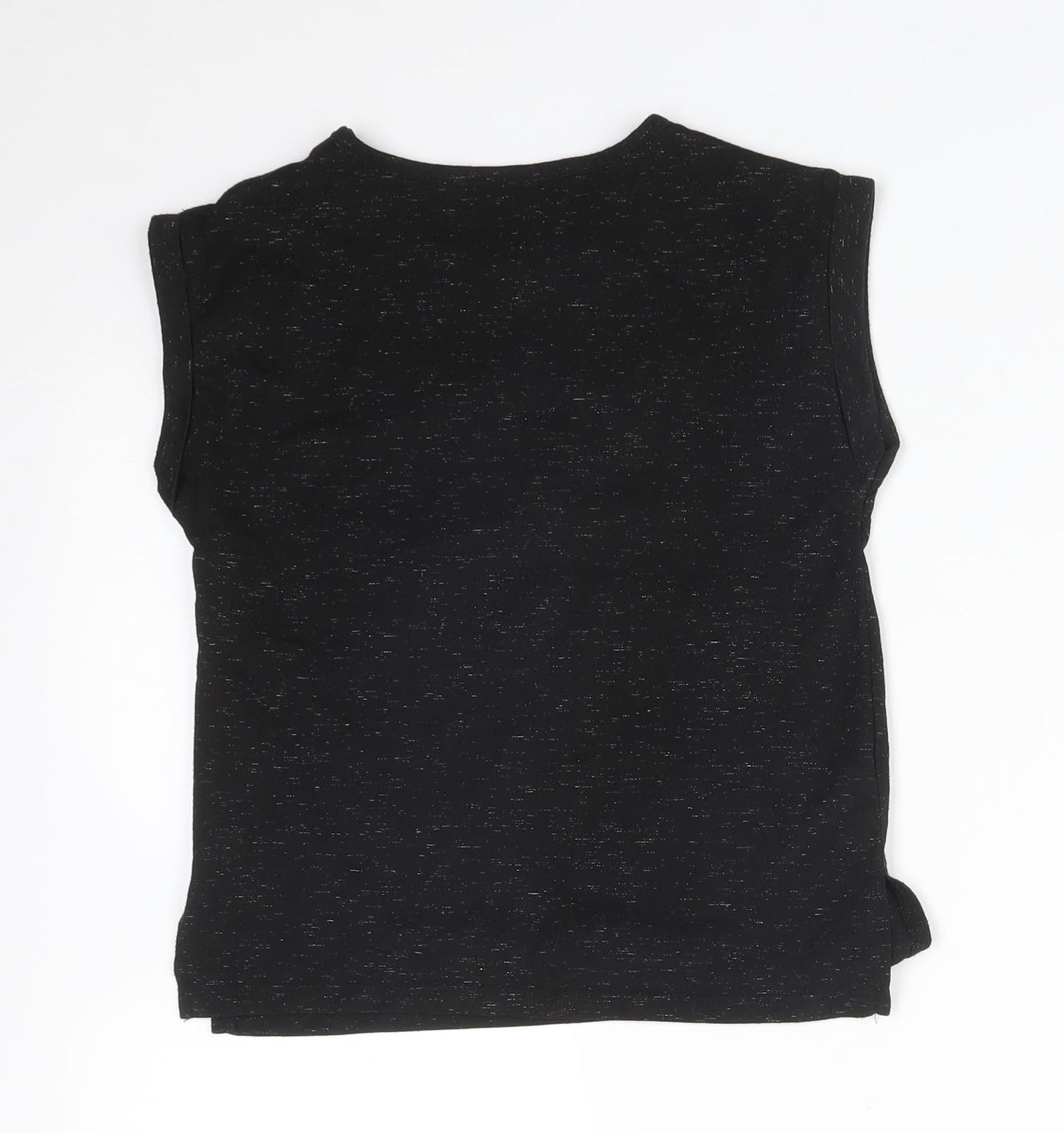 Star Wars Girls Black  Polyester Basic T-Shirt Size 8 Years Crew Neck  - DONT MESS WITH THE PRINCESS. STAR WARS