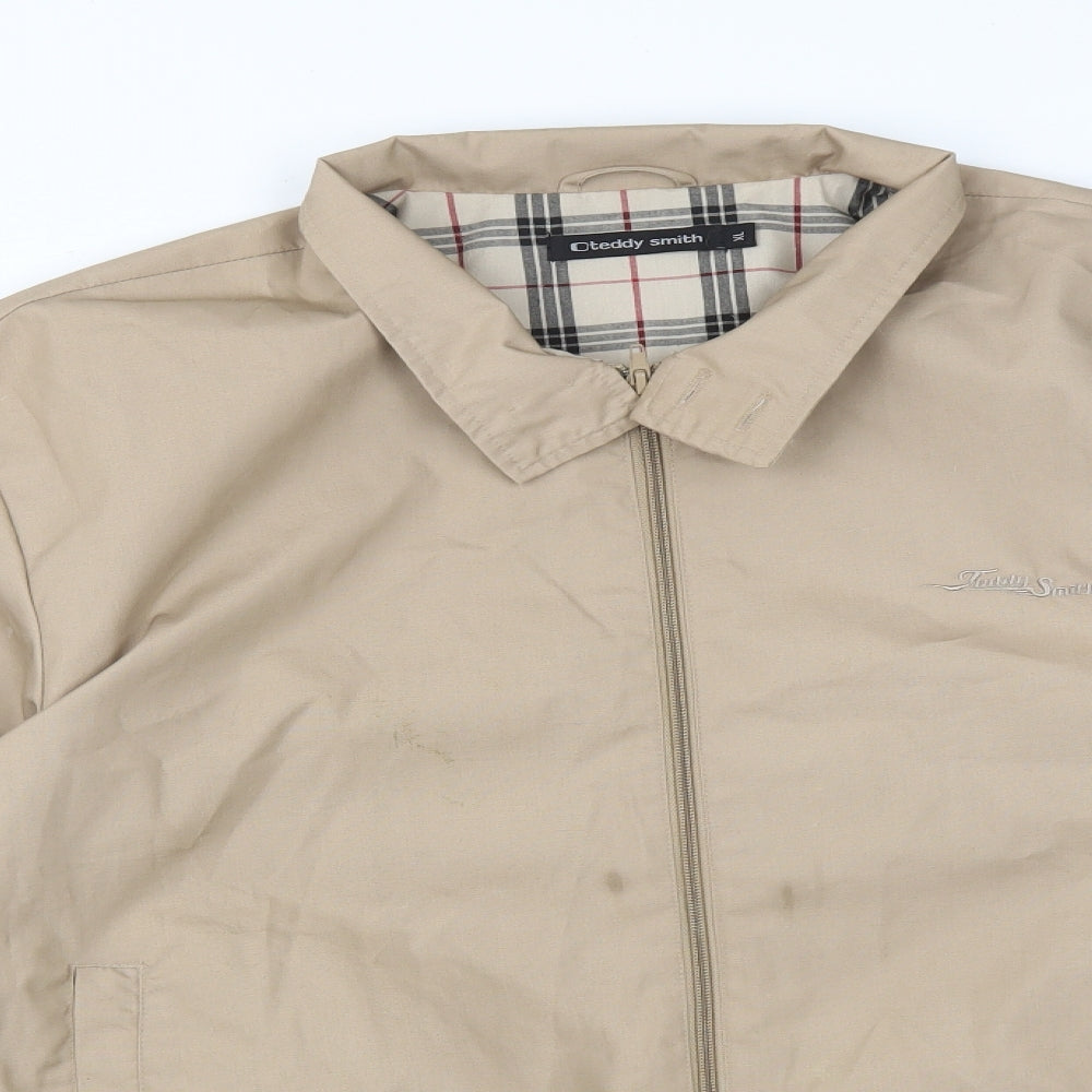 Teddy Smith Mens Brown   Jacket  Size XL
