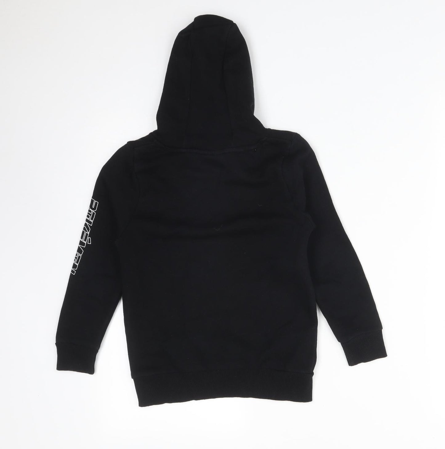 POKEMON Boys Black  Cotton Pullover Hoodie Size 6-7 Years   - POKEMON