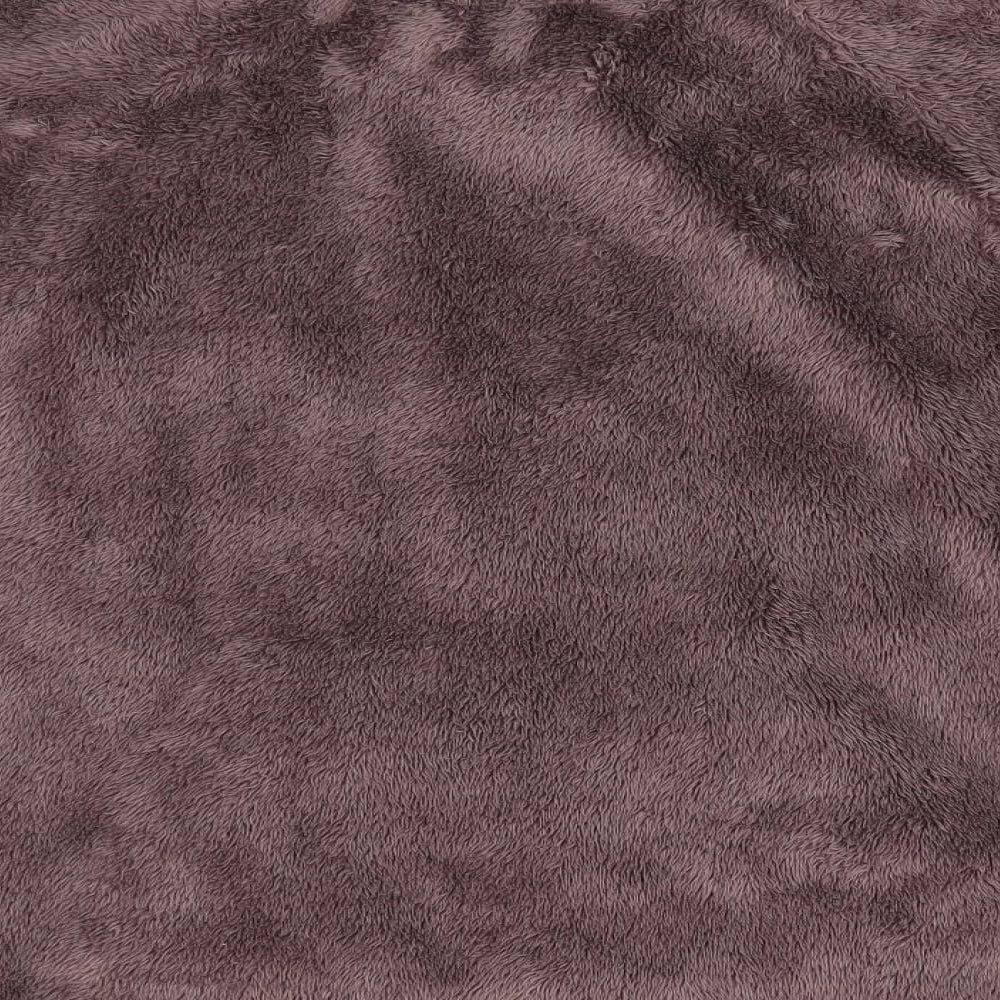 George Womens Brown Solid Polyester  Pyjama Top Size 16   - Mocca Colour Fluffy Lounge Top