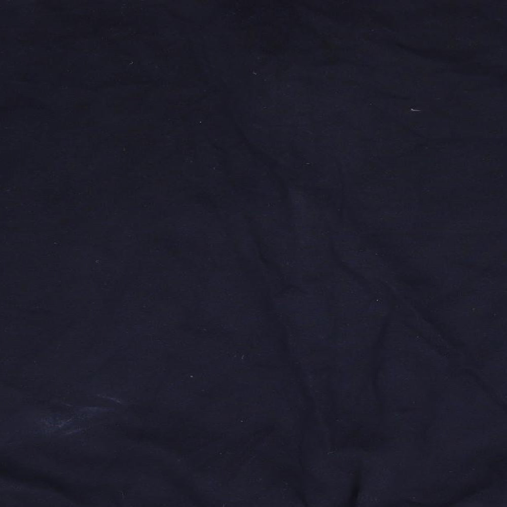 Marks and Spencer Mens Blue Collared Argyle/Diamond Cotton Pullover Jumper Size L   - Navy Blue Grey
