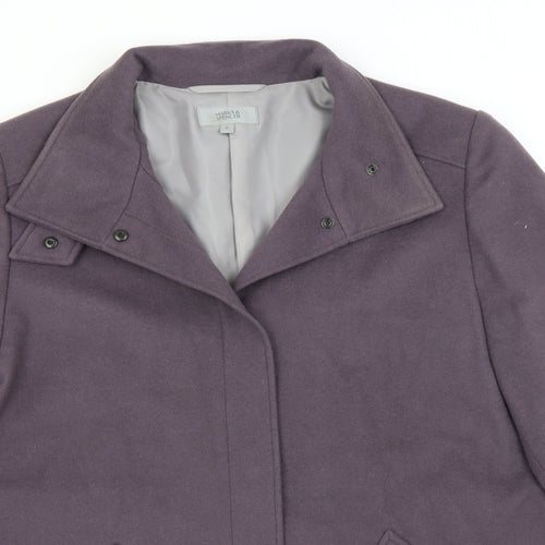 Marks and Spencer Womens Grey   Overcoat Jacket Size 18