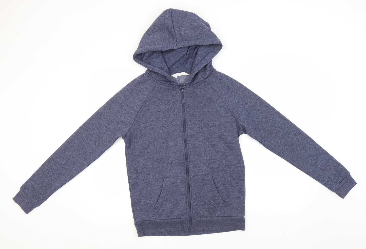 Primark Mens Blue  Polyester Full Zip Hoodie Size XS