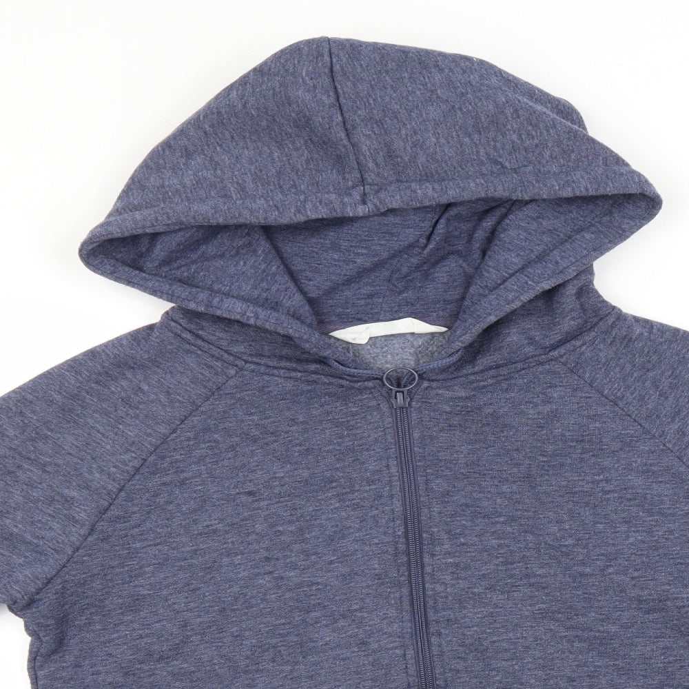 Primark Mens Blue  Polyester Full Zip Hoodie Size XS