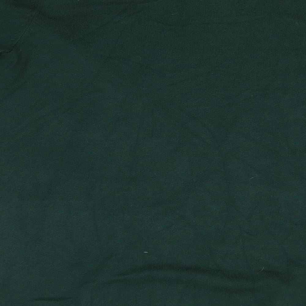 Primark Womens Green Round Neck  Viscose Cardigan Jumper Size 12