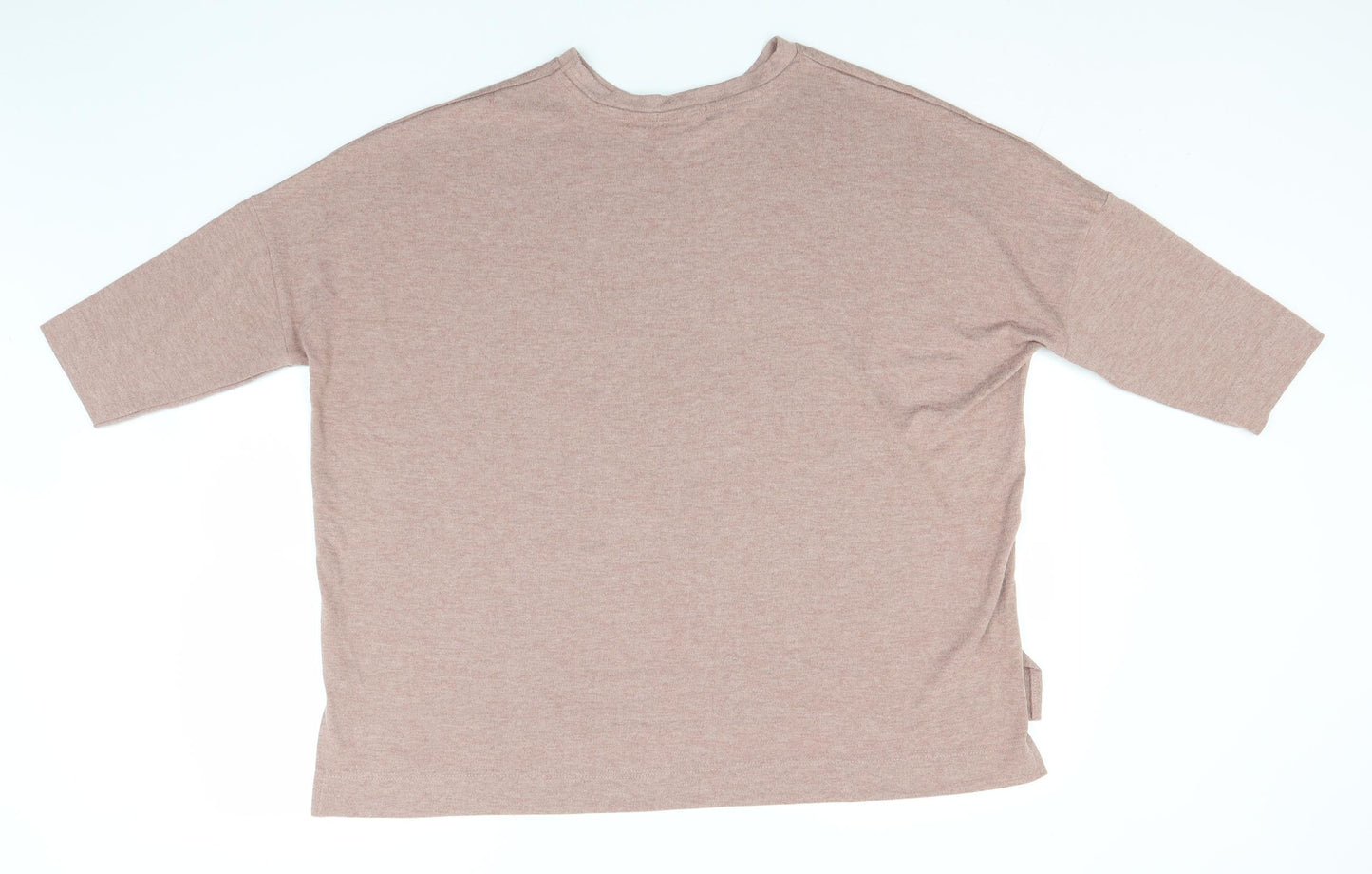 Primark Womens Beige Round Neck  Polyester Pullover Jumper Size 14