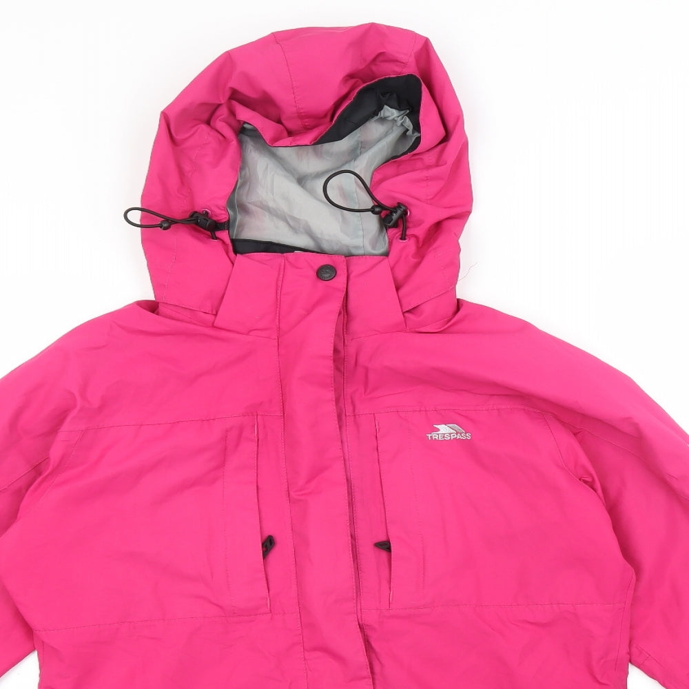 Trespass Womens Pink   Rain Coat Coat Size S