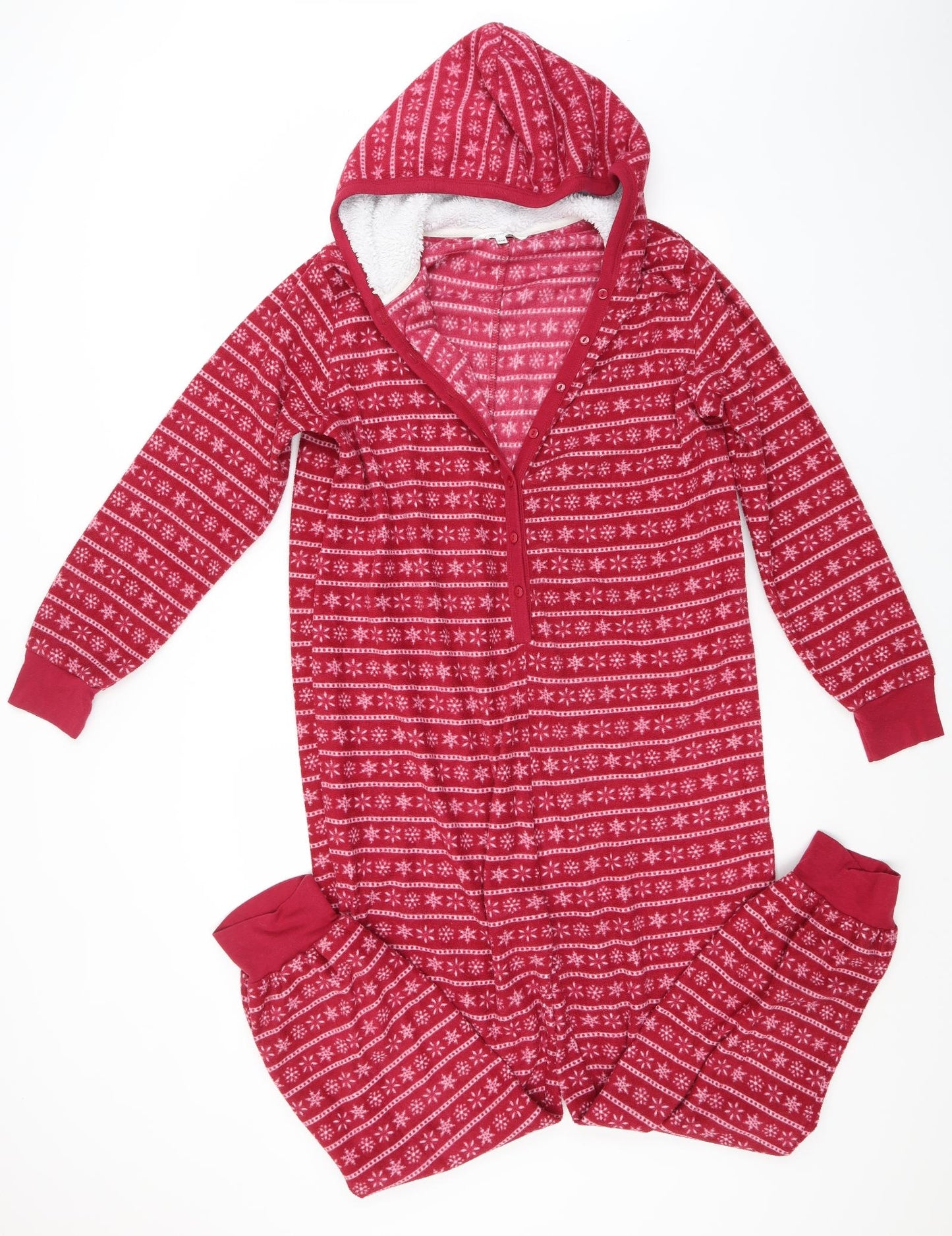 La Marguise Womens Pink Fair Isle Polyester  Bodysuit Size S