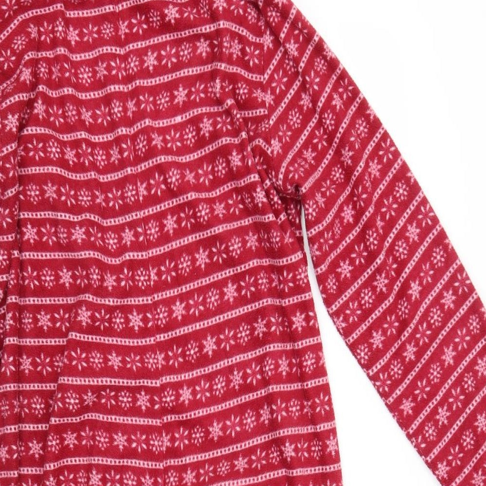 La Marguise Womens Pink Fair Isle Polyester  Bodysuit Size S