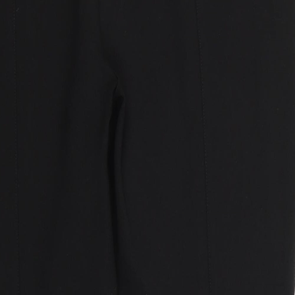 River Island Womens Black  Viscose Jogger Trousers Size 18 L27 in Regular