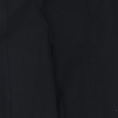 Marks and Spencer Womens Black  Viscose Jogger Trousers Size 16 L25 in Regular