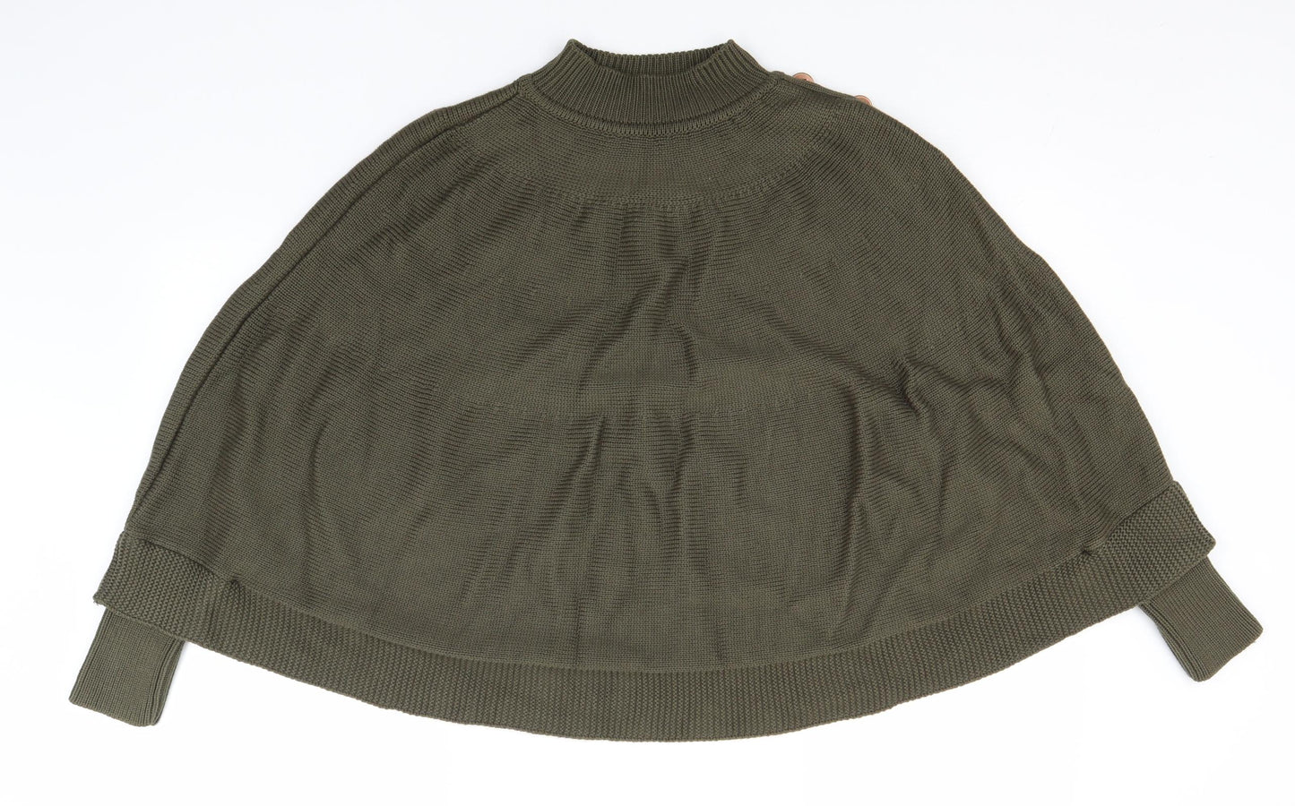 ASOS Womens Brown Roll Neck  Acrylic Pullover Jumper Size 10