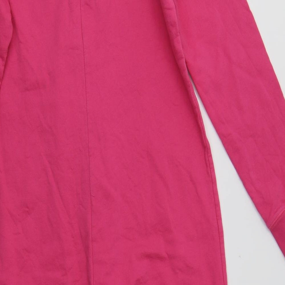 New Look Womens Pink  Cotton  Bodysuit Size M   - Onesie