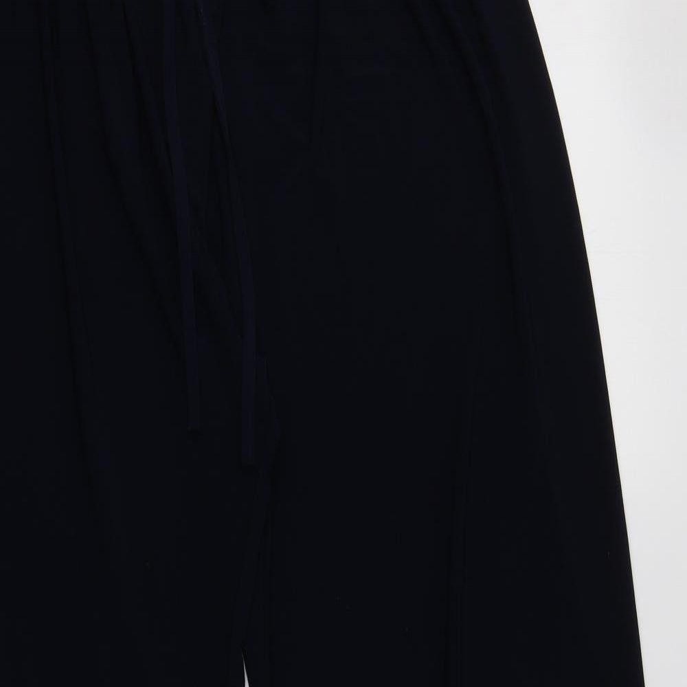 Preworn Womens Blue  Polyester Trousers  Size 20 L28 in Regular